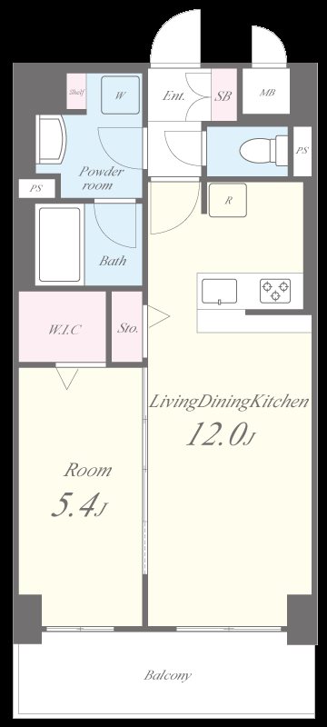 Cherir六甲道(シェリールロッコウミチ) 間取り図