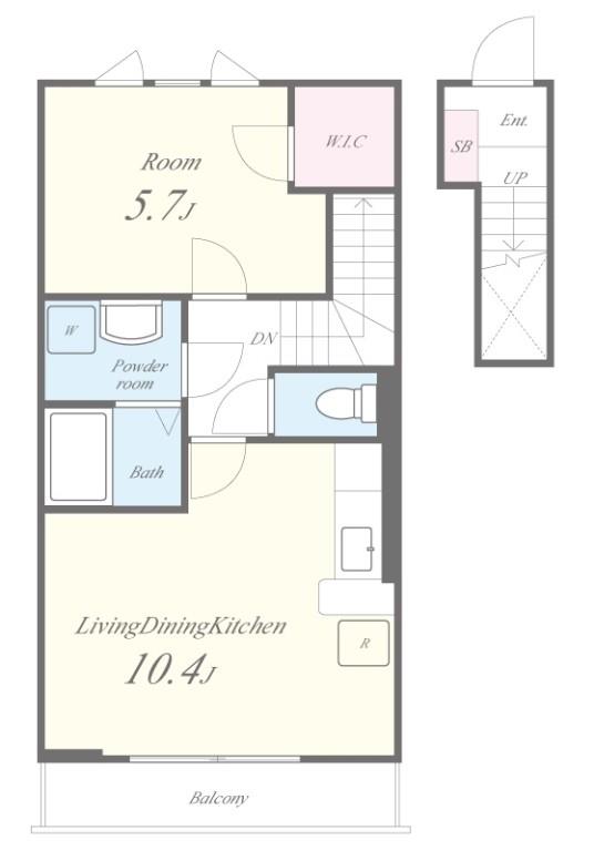 クローバー 間取り図