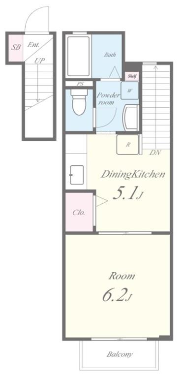ツインスターヴィラ 間取り図