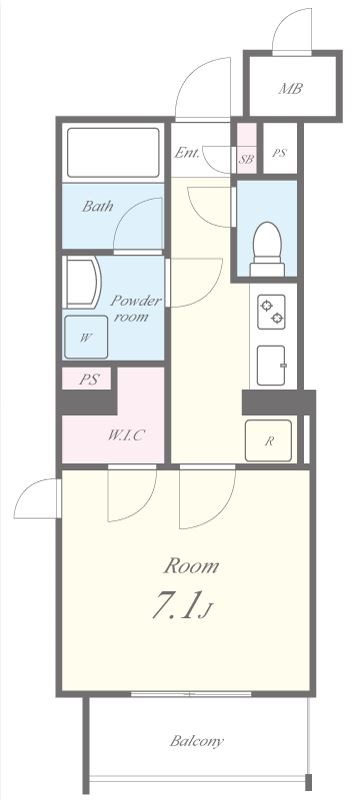 ラ ルーチェ川名 間取り図