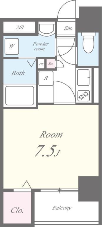ヒルズ飛鳥山 間取り図
