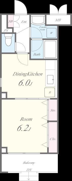メゾンアズール 間取り図