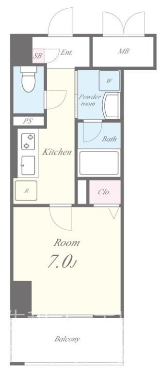 ヴェルドミール 間取り図