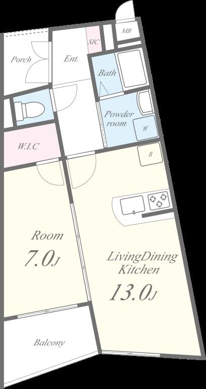 アルカンシエル 間取り図