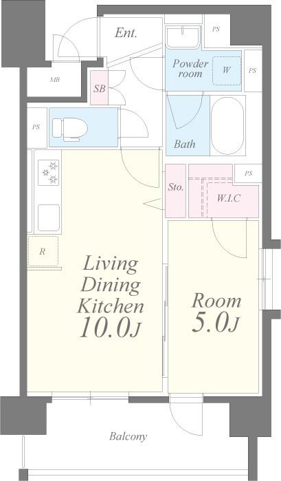クリスタル丸の内 間取り図