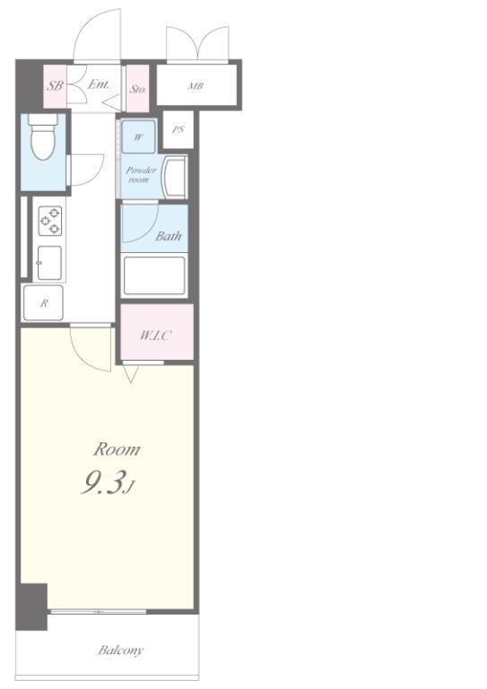 グランテージ富士美 間取り図