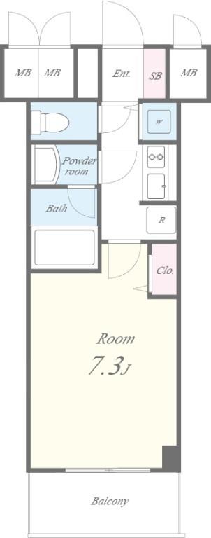 セイワパレス丸の内駅前プレミア 間取り図