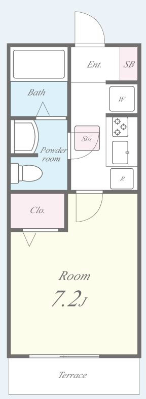 シエルダジュール 間取り図