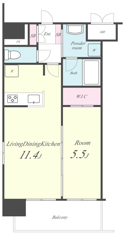 ユガニュー 間取り図