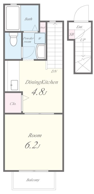コウノトリ 間取り図