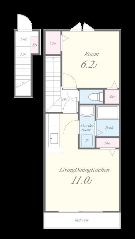サライ 間取り図