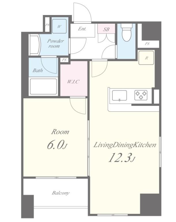 アーバンレジデンス神田富山町 間取り図