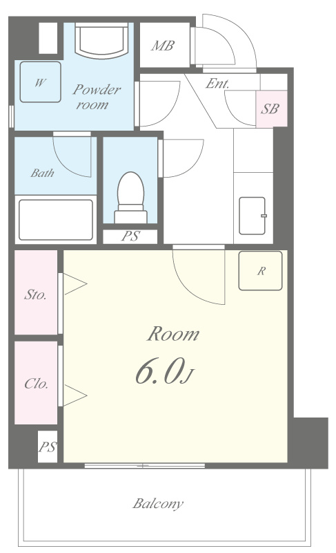 クレアール エスパシオ 間取り図