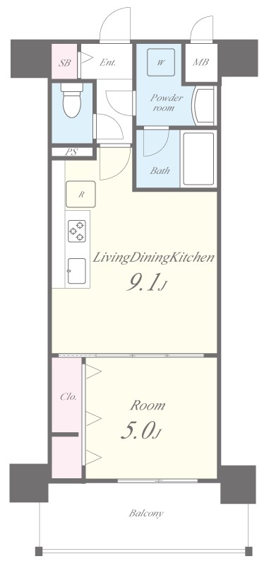 グランパシフィック今里Luxe 間取り図