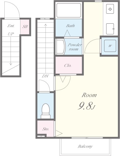 サンテ高石 間取り図