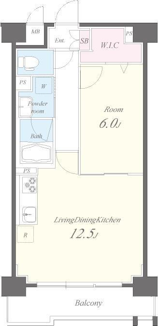 モンテジョア 間取り図