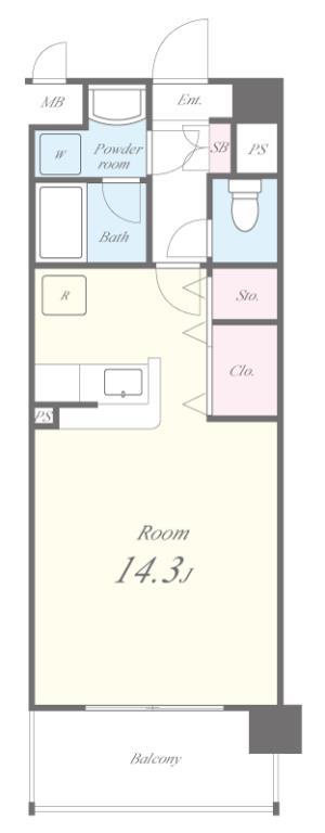 サンライズ北条 間取り図