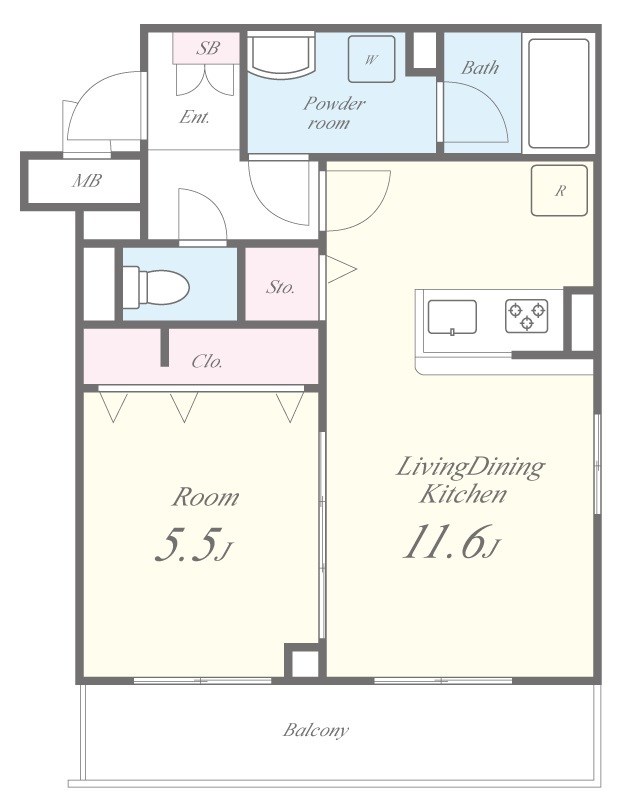 ディアモン・グリ 間取り図