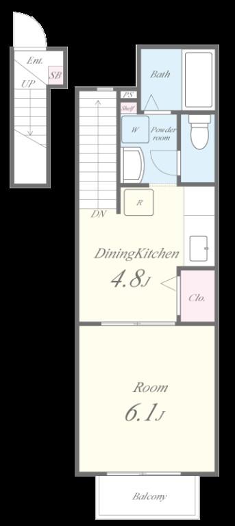 アドヴァンス青山 間取り図