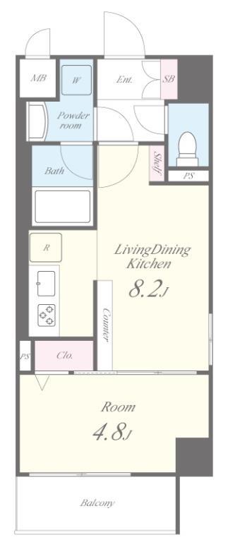 ラ　ベール　ジン 間取り図
