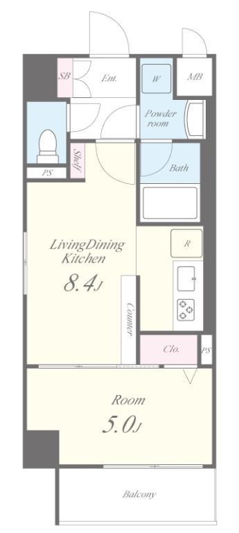 ラ　ベール　ジン 間取り図