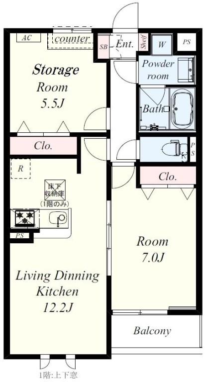 パストーンココ 間取り図