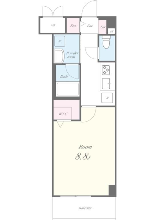 Eau Clair 間取り図