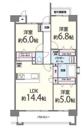 ネクスト吉塚 間取り図
