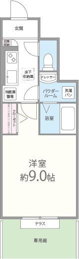 ファシルカワトⅡ 105号室 間取り