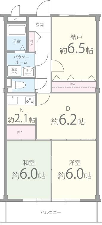 パークヒル司 間取り図