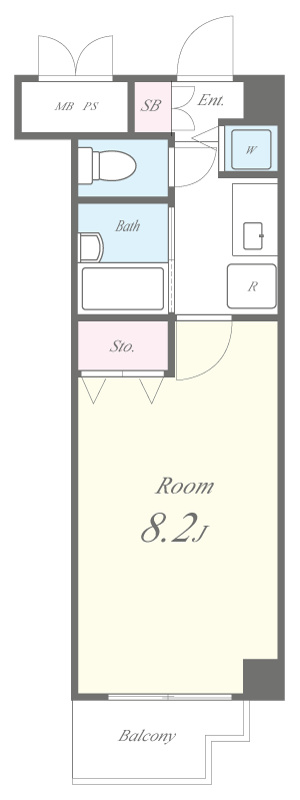 ピュア24 間取り図