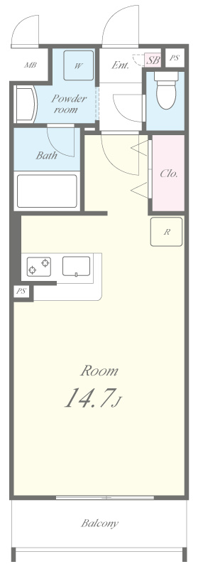ルミナス都 間取り図