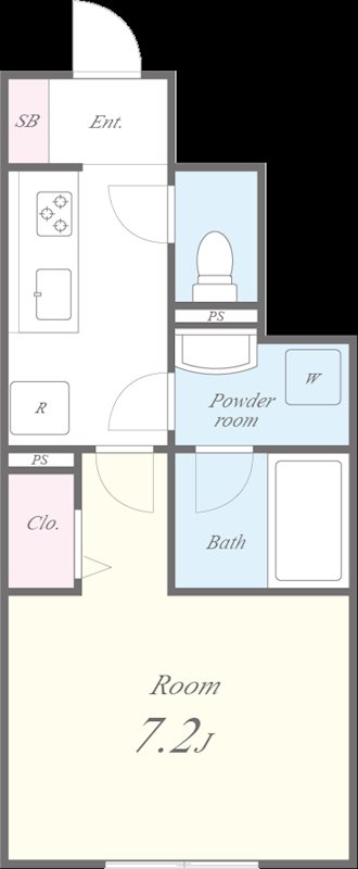 ポートパレス東海通 間取り図