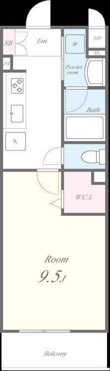 ローリエ コート 間取り図
