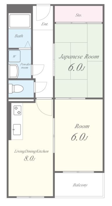 センチュリー三島 105号室 間取り