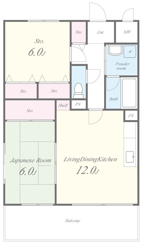 サンフローラ 間取り図