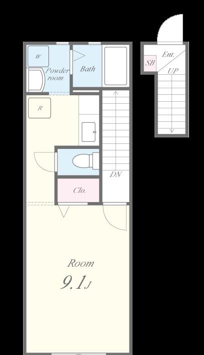 ツイン リーフ 間取り図