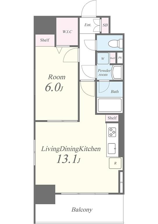 キャナルテラス品川 間取り図