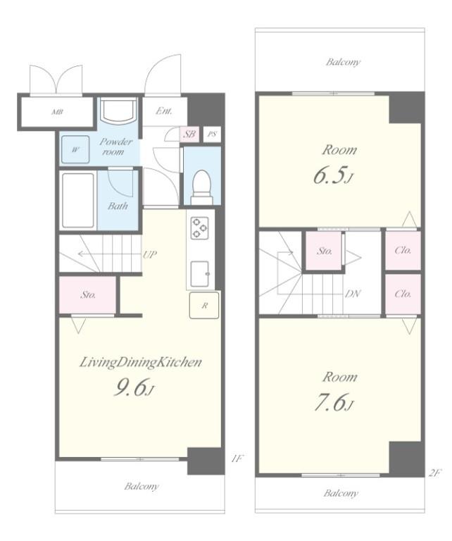 プライムコート不動前 間取り図