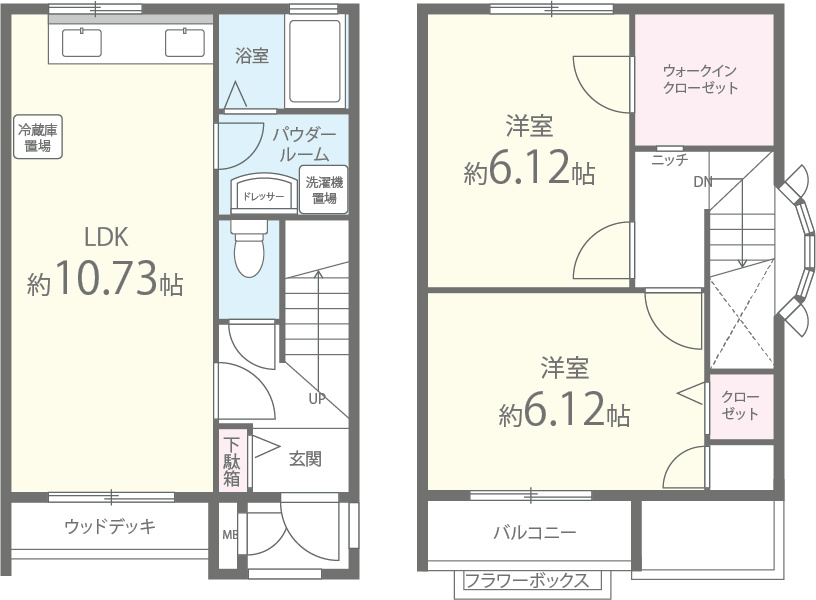 ジィプソフィラ 間取り図
