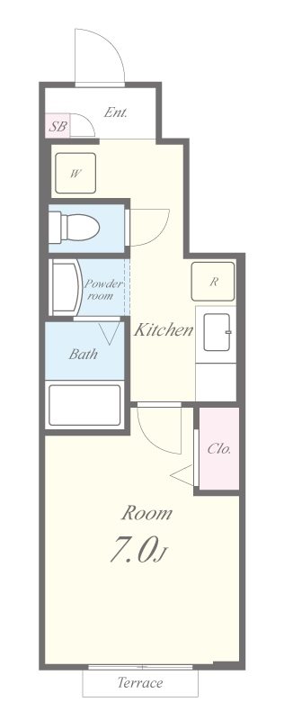ドゥムールストレチア 間取り図