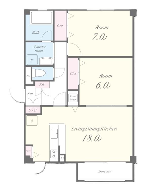 グランシャリオ(香里園) 間取り図
