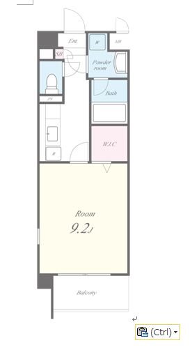 ﾂﾙﾄｽｺ南落合 間取り図