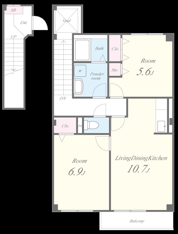 ヴァン パッソル 間取り図