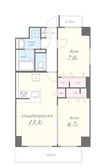 フォルトゥーナ元本郷 間取り図