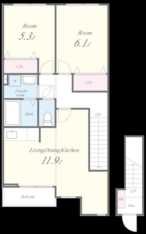 ラパヌイⅠ 間取り図