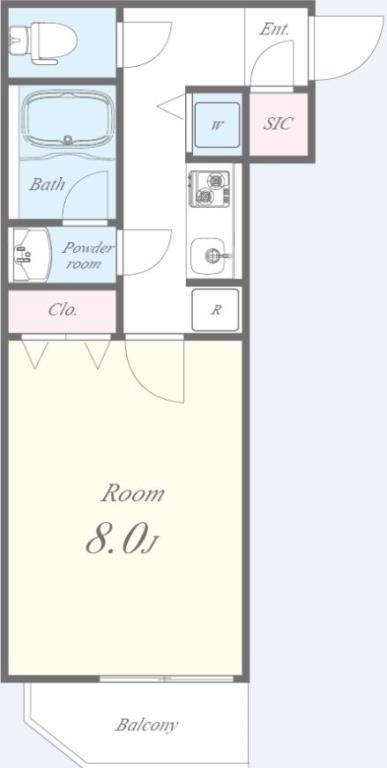 セイワパレス福島駅前 501号室 間取り