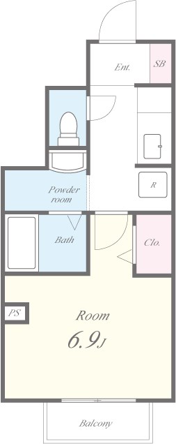 エフビヤン 間取り図