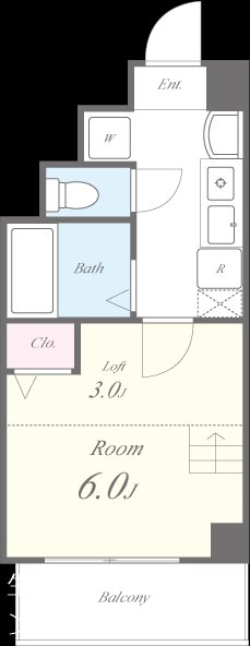 ハクユウ元町 間取り図