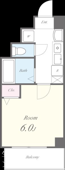 ハクユウ元町 間取り図